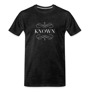 Known - Men’s Premium Organic T-Shirt - charcoal grey