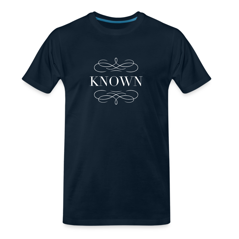 Known - Men’s Premium Organic T-Shirt - deep navy