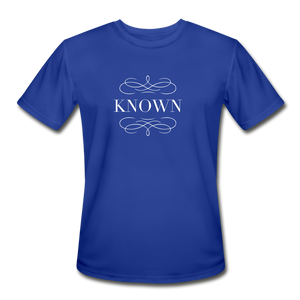 Known - Men’s Moisture Wicking Performance T-Shirt - royal blue
