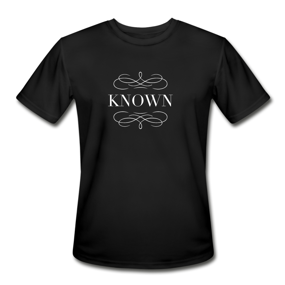 Known - Men’s Moisture Wicking Performance T-Shirt - black