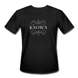 Known - Men’s Moisture Wicking Performance T-Shirt - black