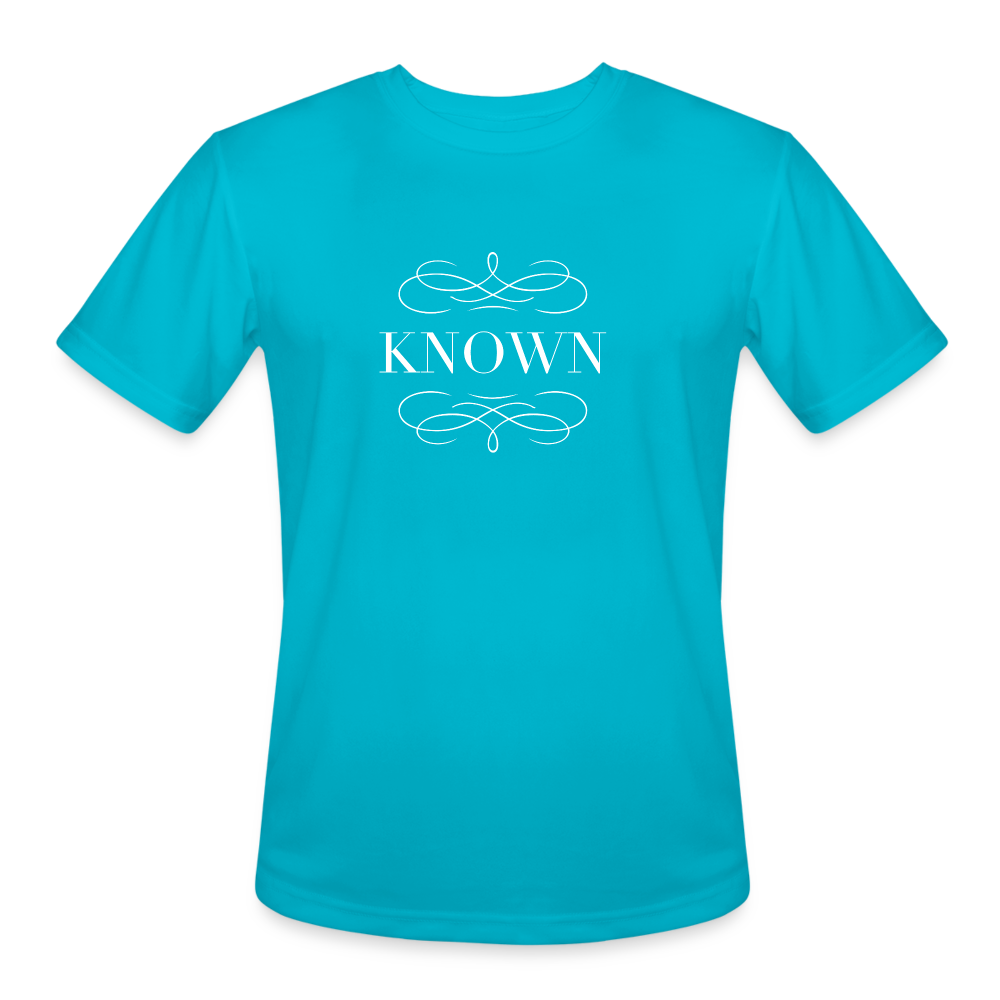 Known - Men’s Moisture Wicking Performance T-Shirt - turquoise