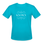 Known - Men’s Moisture Wicking Performance T-Shirt - turquoise