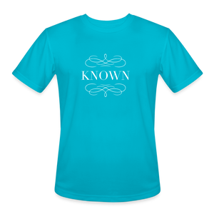 Known - Men’s Moisture Wicking Performance T-Shirt - turquoise