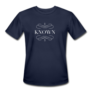 Known - Men’s Moisture Wicking Performance T-Shirt - navy