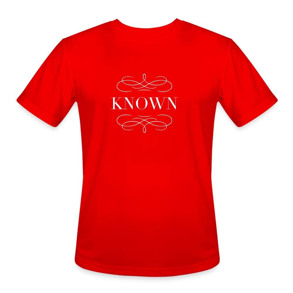Known - Men’s Moisture Wicking Performance T-Shirt - red