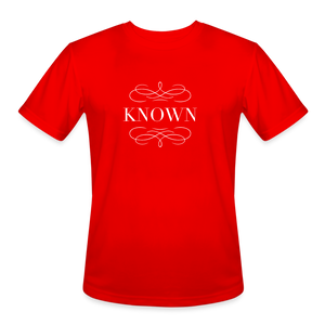 Known - Men’s Moisture Wicking Performance T-Shirt - red