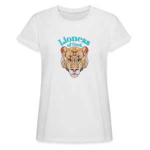 Lioness of God - Women's Relaxed Fit T-Shirt - white