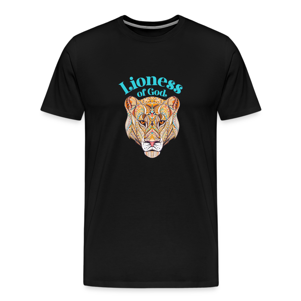 Lioness of God - Unisex Premium T-Shirt - black