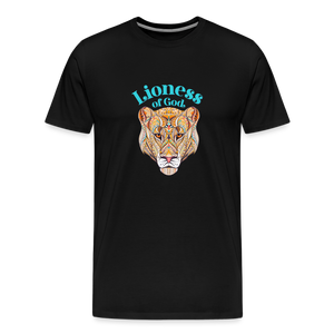 Lioness of God - Unisex Premium T-Shirt - black
