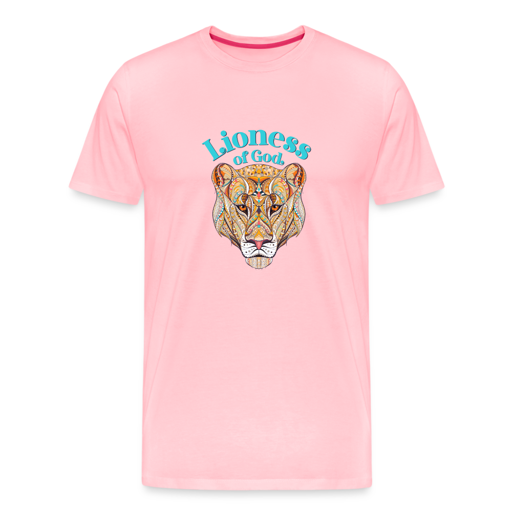 Lioness of God - Unisex Premium T-Shirt - pink