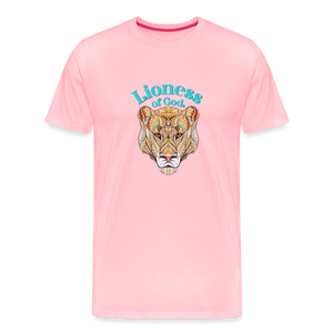 Lioness of God - Unisex Premium T-Shirt - pink