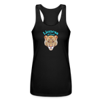 Lioness of God - Women’s Performance Racerback Tank Top - black
