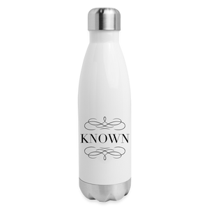 Known - Insulated Stainless Steel Water Bottle - white