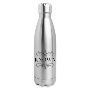 Known - Insulated Stainless Steel Water Bottle - silver