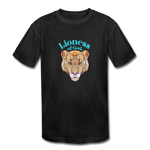 Lioness of God - Kids' Moisture Wicking Performance T-Shirt - black