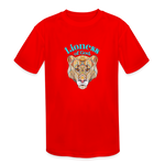 Lioness of God - Kids' Moisture Wicking Performance T-Shirt - red