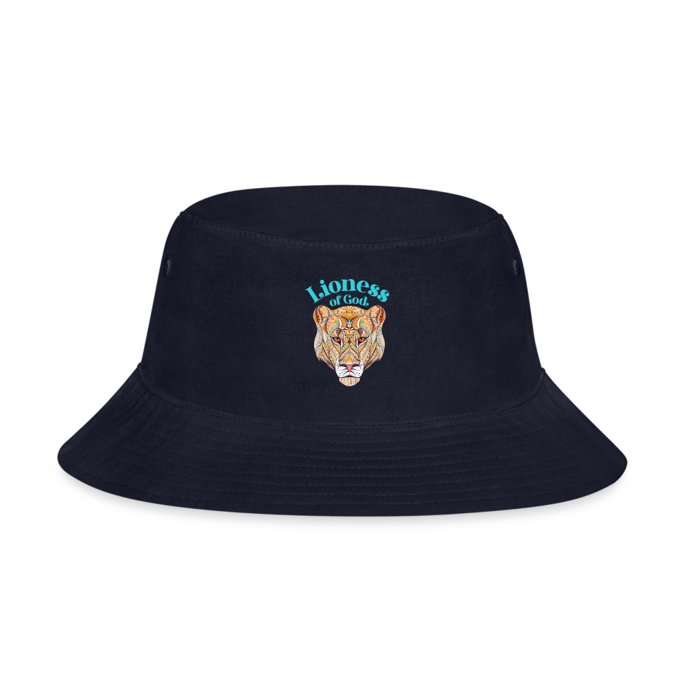 Lioness of God - Bucket Hat - navy