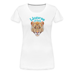 Lioness of God - Women’s Premium T-Shirt - white