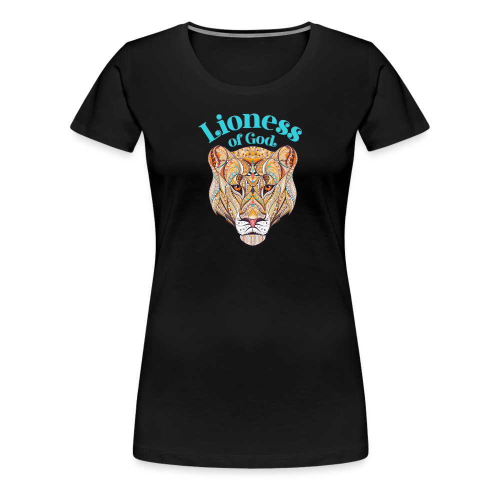 Lioness of God - Women’s Premium T-Shirt - black