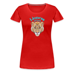 Lioness of God - Women’s Premium T-Shirt - red