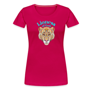 Lioness of God - Women’s Premium T-Shirt - dark pink