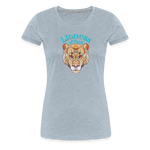 Lioness of God - Women’s Premium T-Shirt - heather ice blue
