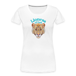 Lioness of God - Women’s Premium Organic T-Shirt - white