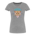 Lioness of God - Women’s Premium Organic T-Shirt - heather gray