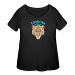 Lioness of God - Women’s Curvy T-Shirt - black