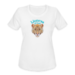 Lioness of God - Women's Moisture Wicking Performance T-Shirt - white