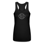 Made in the Image of God - Women’s Performance Racerback Tank Top - black