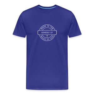 Made in the Image of God - Unisex Premium T-Shirt - royal blue