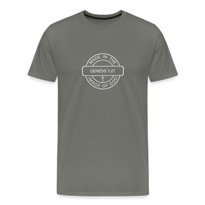 Made in the Image of God - Unisex Premium T-Shirt - asphalt gray