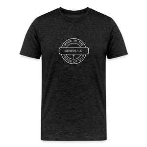 Made in the Image of God - Unisex Premium T-Shirt - charcoal grey