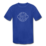 Made in the Image of God - Kids' Moisture Wicking Performance T-Shirt - royal blue