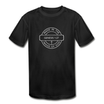 Made in the Image of God - Kids' Moisture Wicking Performance T-Shirt - black