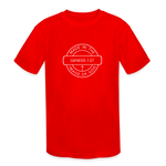 Made in the Image of God - Kids' Moisture Wicking Performance T-Shirt - red