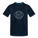 Made in the Image of God - Kid’s Premium Organic T-Shirt - deep navy