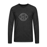 Made in the Image of God - Men's Premium Long Sleeve T-Shirt - charcoal grey