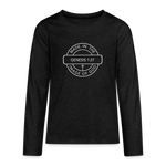 Made in the Image of God - Kids' Premium Long Sleeve T-Shirt - charcoal grey