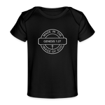 Made in the Image of God - Organic Baby T-Shirt - black