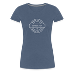 Made in the Image of God - Women’s Premium T-Shirt - heather blue