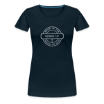 Made in the Image of God - Women’s Premium T-Shirt - deep navy