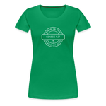 Made in the Image of God - Women’s Premium T-Shirt - kelly green