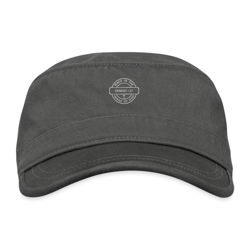 Made in the Image of God - Organic Cadet Cap - charcoal