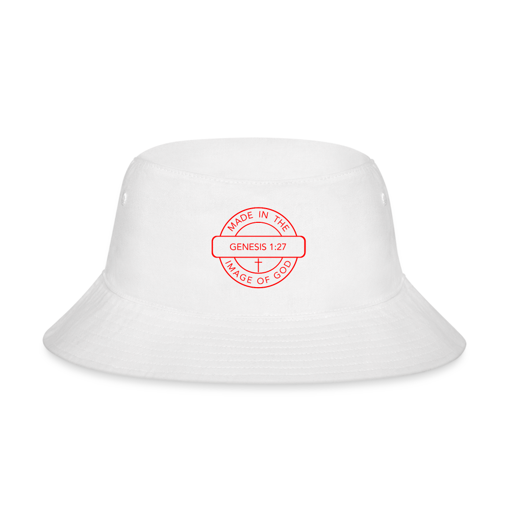 Made in the Image of God - Bucket Hat - white