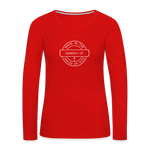 Made in the Image of God - Women's Premium Long Sleeve T-Shirt - red