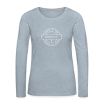 Made in the Image of God - Women's Premium Long Sleeve T-Shirt - heather ice blue