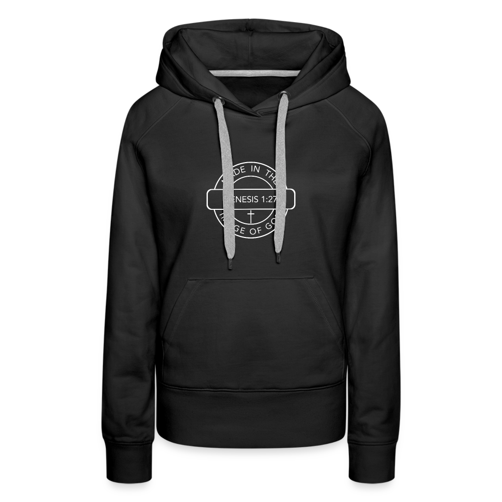 Made in the Image of God - Women’s Premium Hoodie - black